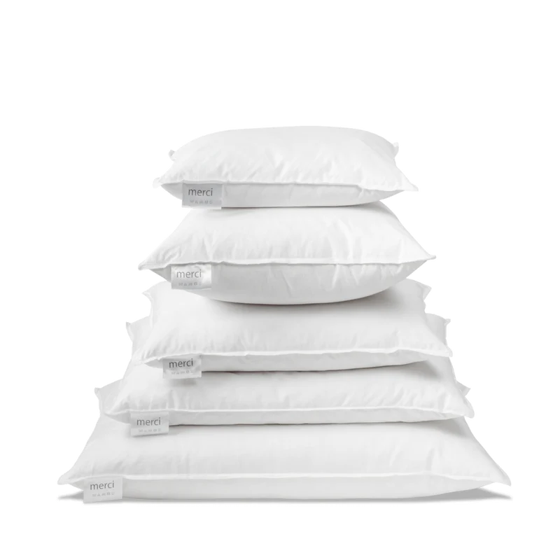 Intérieur de coussin en plume d'oie - Blanc