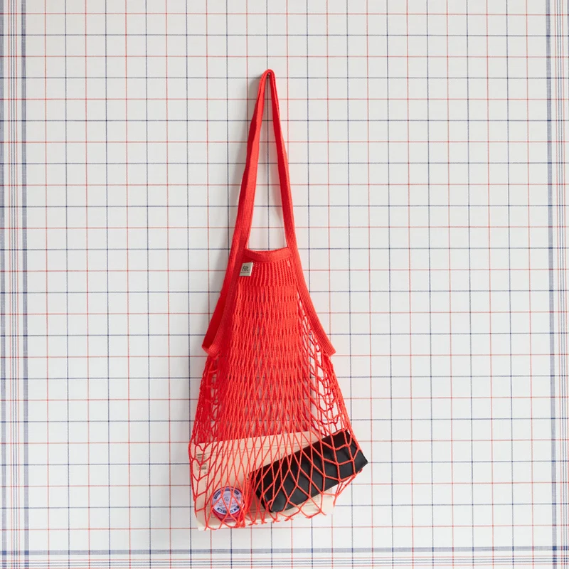 Filet à provisions - Rouge Anémone