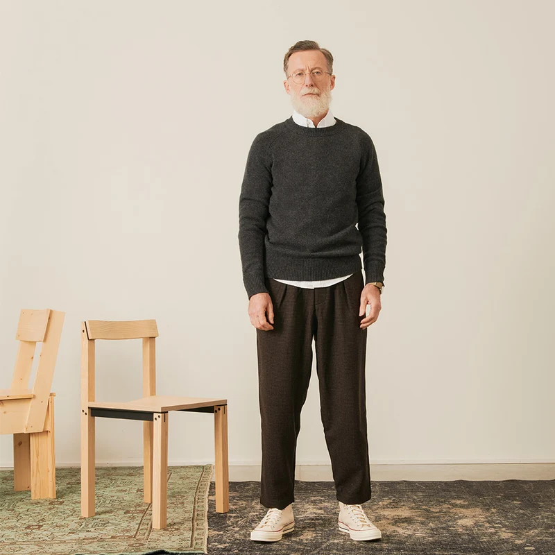 Merci - Pull Boxy en cachemire - Fusain