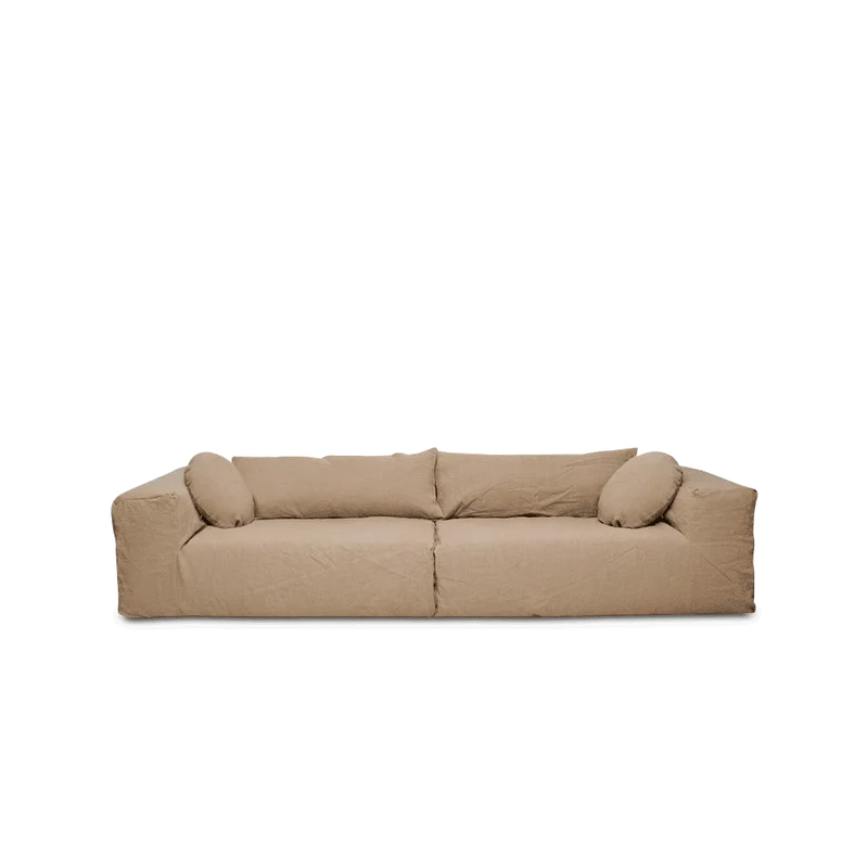Canapé Slow Family 4 places - Lin Naturel - Bed&Philosophy