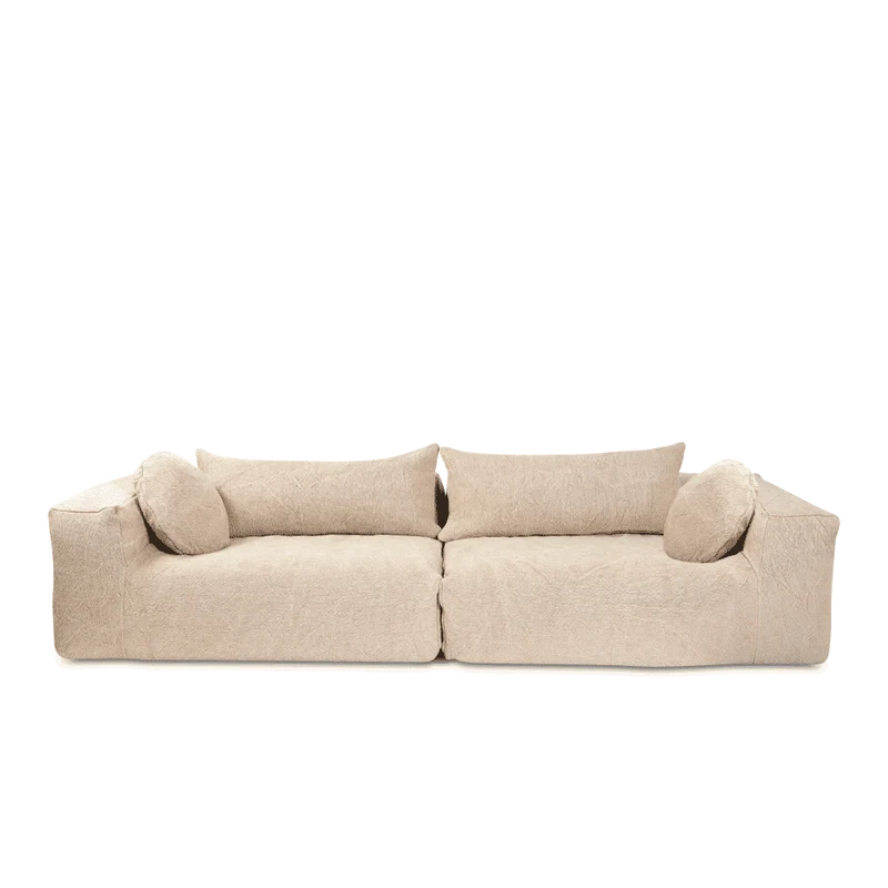 Canapé Slow Family 4 places - Trame Flax - Bed&Philosophy